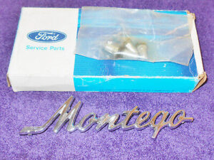1968 1969 MONTEGO Hardtop Sdn Wagon MX Convertible NOS QUARTER EMBLEM NAME PLATE
