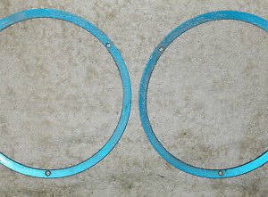 1967 1968 Mustang Fastback Coupe GT A CS Conv ORIG HEAD LIGHT DOORS TRIM RINGS