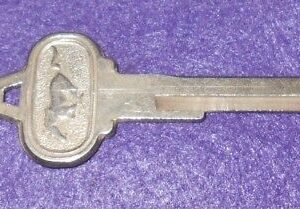 64 1965 1966 Mustang Fastback Coupe Conv GT Shelby NOS TRUNK LOCK PONY KEY BLANK