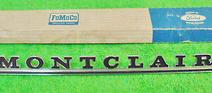 1966 Mercury Montclair Hardtop Sdn NOS MONTCLAIR QUARTER PANEL EMBLEM NAME PLATE