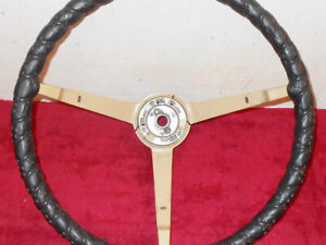 1965 1966 Mustang Fastback Coupe GT Convertible ORIGINAL STEERING WHEEL w WRAP