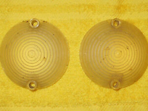 1967 1968 Cougar Xr7 Xr7-G GT-E 6.5 ORIG FRONT TURN SIGNAL PARKING LIGHT LENSES
