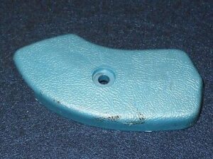1965 1966 1967 Mustang GT GTA Shelby Cougar Xr7 ORIG DS LH AQUA SEAT HINGE COVER