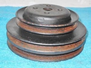 1966 1967 68 Ford Mustang GT Fairlane Cougar ORIG 289 T/E 3-G WATER PUMP PULLEY