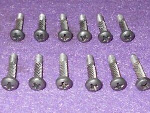 1967 1968 Mustang Fastback Coupe GT GTA Convertible ORIG TAIL LIGHT LENS SCREWS