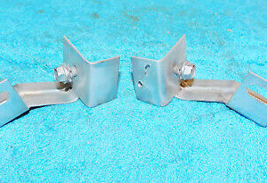 1967 1968 Mustang Fastback GT A Cougar Xr7 ORIG CONSOLE DASH L+R RADIO BRACKETS