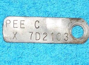 1967 1968 Ford Mustang Fastback Cpe Conv Cougar ORIG 289 C4 TRANSMISSION ID TAG