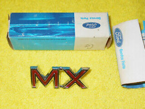1968 1969 Montego MX Hardtop Sedan Wagon Convertible NOS REAR QUARTER MX EMBLEM