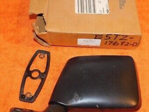 1985-1982 Ford F150 F250 F350 Bronco II Ranger NOS BLACK LH OUTSIDE DOOR MIRROR