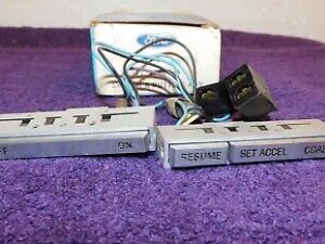 1981-1983 Ford Escort Mercury Lynx NOS CRUISE SPEED CONTROL SWITCH & BUTTON ASSM
