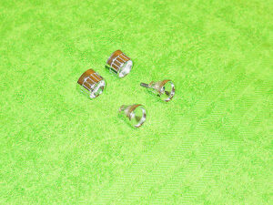 1964 1965 1966 Mustang Fastback Cpe Conv GT Shelby ORIG RADIO KNOBS & BEZELS SET