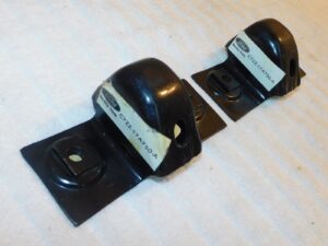 1967 1968 Mustang Fastback Coupe Convertible GT Shelby NOS REAR BUMPER BRACKETS