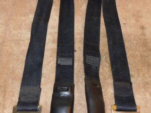 1968 Mustang Fastback Coupe GT Cougar Xr7 ORIG BLACK SHOULDER HARNESS SEAT BELTS