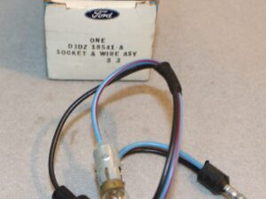 1973-1977 Ford Maverick Mercury Comet NOS HEATER CONTROL LAMP SOCKET and WIRE