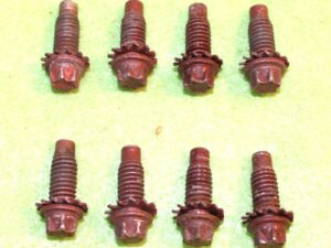 1969 1970 Mustang Mach 1 Boss Shelby Cougar Eliminator ORIG SEAT TRACK MNT BOLTS