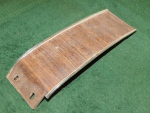 1968 Mustang GT CS Shelby ORIG DELUXE WOODGRAIN DASH RH LOWER TRIM PANEL BEZEL