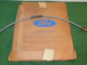 1970-1974 Ford Custom Galaxie 500 LTD Brougham NOS LH PARKING BRAKE REAR CABLE