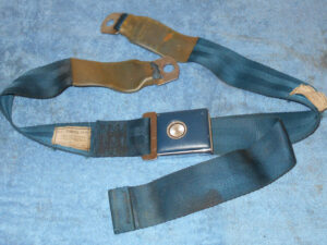 1966 1967 Mustang Fastback Cpe Convert GT Cougar Xr7 ORIG DELUXE REAR SEAT BELT