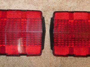1964 1965 1966 Mustang Fastback Coupe Conv GT Shelby ORIG REAR TAIL LIGHT LENSES
