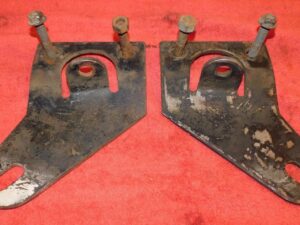 1965-1973 Mustang GT Boss Mach 1 Shelby ORIG DUAL EXHAUST REAR TIE DOWN BRACKETS