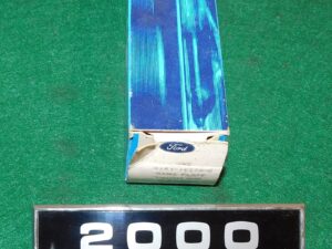 1971 1972 Ford Mercury Capri NOS '2000' FRONT FENDER EMBLEM NAME PLATE 2.0 Liter