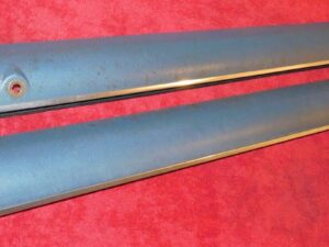 1969 1970 Ford Mustang ORIG LH & RH STANDARD DOOR PANEL TOP TRIM MOLDINGS