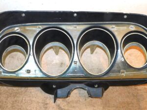 1969 Mustang Mach 1 Grande Boss Shelby ORIG DELUXE DECOR DASH GAUGE PANEL BEZEL