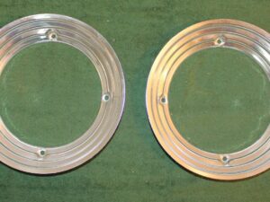 1962 Thunderbird Hardtop Convertible Roadster NOS L+R REAR TAIL LAMP LENS BEZELS