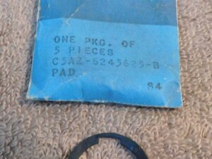 1967 Ford Mustang Fastback Coupe GT GTA Convertible NOS TRUNK LOCK CYLINDER PAD