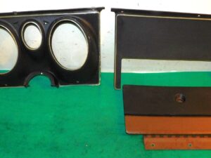 1971 1972 Mustang Mach 1 Grande ORIG DELUXE DASH GAUGE - GLOVE BOX PANELS BEZELS