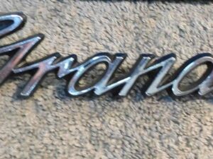1975 1976 1977 1978 1979 Ford Granada NOS 'GRANADA' FENDER EMBLEM NAME PLATE