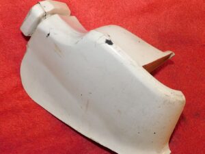 1973 Mustang Fastback Mach 1 Grande Conv ORIG REAR BUMPER LH STONE DEFLECTOR END