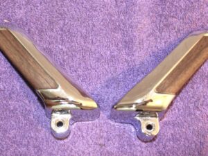 1965 1966 Mustang GT Fastback Coupe Convertible ORIG PONY DELUXE DOOR HANDLES