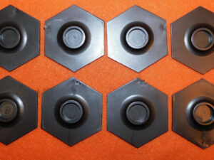 1964-1973 Mustang Mach1 Boss Shelby Cougar NOS REAR LEAF SPRING ANTI-SQUEAK PADS