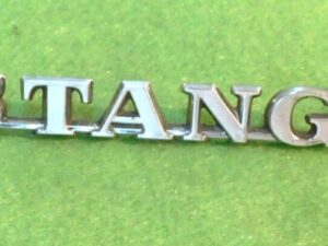 1965 1966 Ford Mustang 2+2 Fastback ORIG FENDER 'MUSTANG 2+2' EMBLEM NAME PLATE