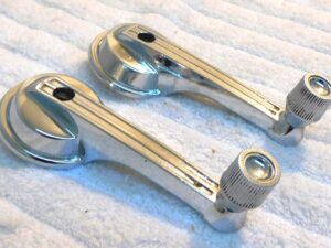 1965 1966 Mustang Fastback Coupe Convertible GT Shelby ORIG DOOR WINDOW HANDLES