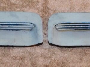1967 1968 Mustang Fastback Coupe GT Conv ORIG HOOD TURN SIGNAL INSERTS + GRILLES
