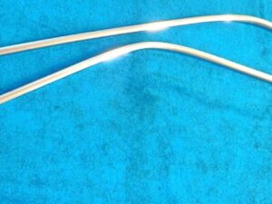 1969 1970 Mustang Shelby FASTBACK L+R DRIP RAIL TRIM MOLDINGS Polished Restored