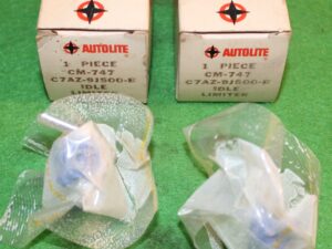 1967-71 Ford Mustang NOS 302 351 390 428 429 460 4V CARBURETOR IDLE LIMITER CAPS