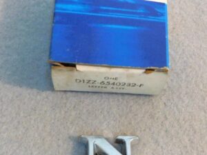1971 1972 Mustang Fastback Coupe Convertible NOS N TRUNK LID EMBLEM LETTER