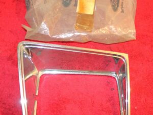 1984 1985 Ford Tempo w/ Chrome Trim Grille NEW OEM NOS RH HEAD LAMP DOOR BEZEL