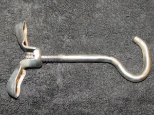 1966 1967 1968 1969 Ford Ranchero ORIG SPARE WHEEL HOLD DOWN J-BOLT & WING NUT