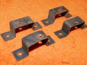 1965-1968 Mustang GT GTA Shelby ORIG FASTBACK INTERIOR REAR TRIM PANEL BRACKETS