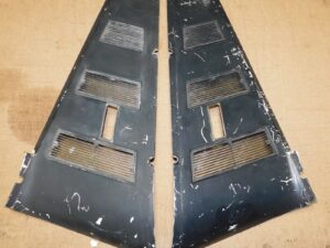 1965 1966 Mustang GT Shelby ORIG FASTBACK LH & RH VENT SAIL PANELS with GRILLES