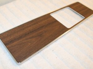1969 Mustang Grande Mach 1 Cougar NEW DELUXE CONSOLE WOODGRAIN INSERT Walnut