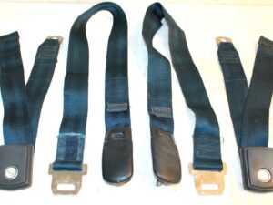 1968 Mustang Fastback Coupe GT CS Cougar ORIG BLUE SHOULDER HARNESS SEAT BELTS