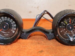 1965 GT 1966 Ford Mustang RESTORED ORIG V8 6000 Rpm RALLY PAC TACHOMETER + CLOCK