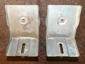 1969 1970 Mustang Coupe Convertible Shelby Cougar QUARTER WINDOW TRACK BRACKETS