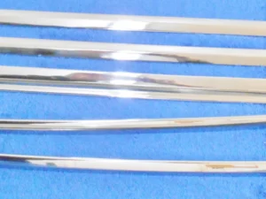 1965-68 Mustang Fastback Coupe Shelby ORIG WINDSHIELD TRIM MOLDINGS SET Restored