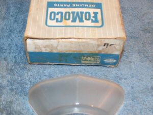 1955-1963 Ford F100 F250 F350 F500 F600 Truck NOS REAR LICENSE LAMP LENS Shield